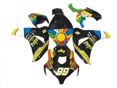 99 Multicolores 2008-2011 Honda CBR1000RR Carénage Moto