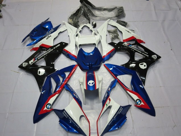 Alien Bleu & Blanc 2009-2014 BMW S1000RR Carénage Moto Alien Bleu & Blanc 2009-2014 BMW S1000RR Carénage Moto
