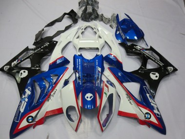 Alien Bleu & Blanc 2009-2014 BMW S1000RR Carénage Moto