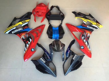 Alien Bleu & Blanc 2009-2014 BMW S1000RR Carénage Moto