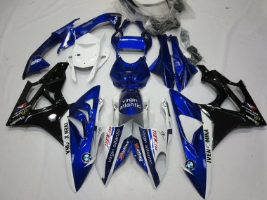 Alien Bleu & Blanc 2009-2014 BMW S1000RR Carénage Moto