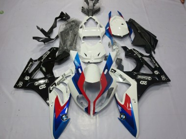 Alien Bleu & Blanc 2009-2014 BMW S1000RR Carénage Moto