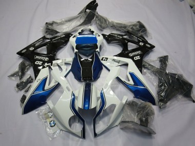 Alien Bleu & Blanc 2009-2014 BMW S1000RR Carénage Moto