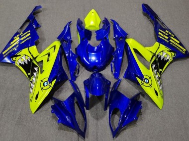 Alien Bleu & Blanc 2009-2014 BMW S1000RR Carénage Moto