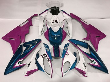 Alien Bleu & Blanc 2009-2014 BMW S1000RR Carénage Moto