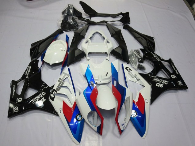 Alien Bleu & Blanc 2009-2014 BMW S1000RR Carénage Moto Alien Bleu & Blanc 2009-2014 BMW S1000RR Carénage Moto
