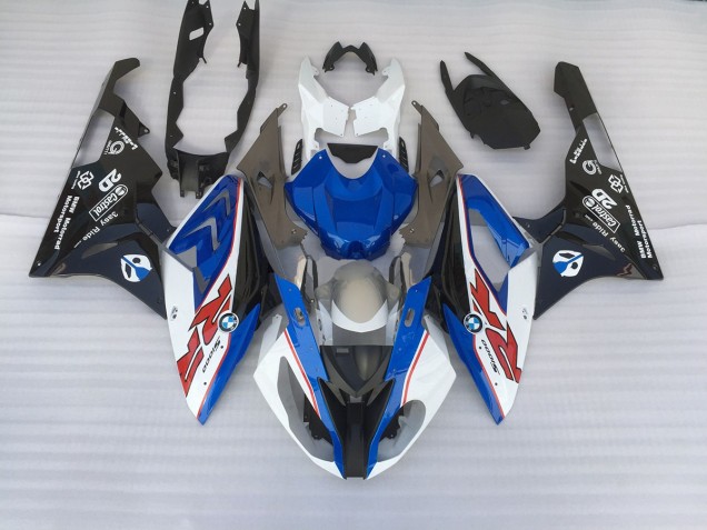 Alien Bleu & Blanc 2009-2014 BMW S1000RR Carénage Moto Alien Bleu & Blanc 2009-2014 BMW S1000RR Carénage Moto