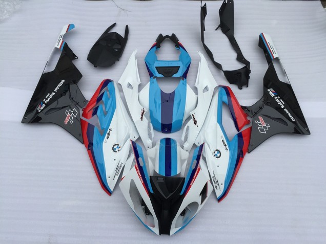 Alien Bleu & Blanc 2009-2014 BMW S1000RR Carénage Moto Alien Bleu & Blanc 2009-2014 BMW S1000RR Carénage Moto