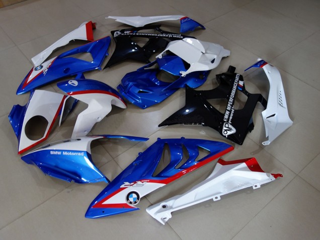 Alien Bleu & Blanc 2009-2014 BMW S1000RR Carénage Moto Alien Bleu & Blanc 2009-2014 BMW S1000RR Carénage Moto