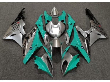 Alien Bleu & Blanc 2009-2014 BMW S1000RR Carénage Moto
