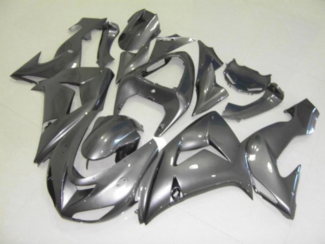Argent Brillant 2006-2007 Kawasaki ZX10R Carénage Moto Argent Brillant 2006-2007 Kawasaki ZX10R Carénage Moto