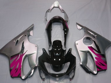 Argent Brillant & Rose 1999-2000 Honda CBR600 F4 Carénage Moto