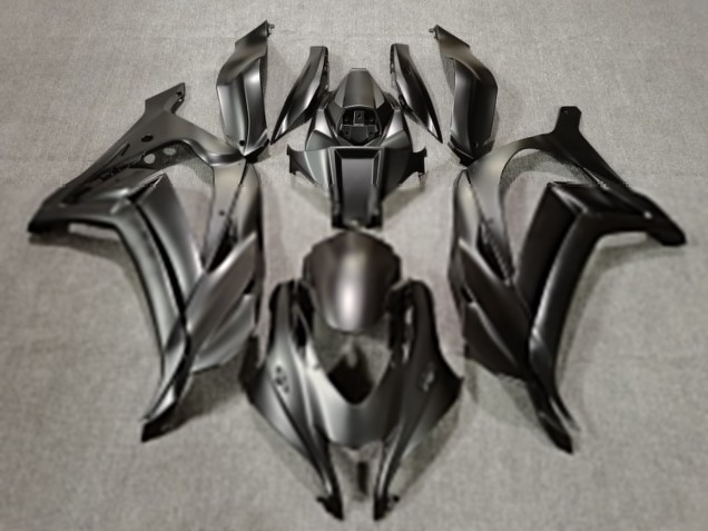 Argent Métal Mat 2016-2019 Kawasaki ZX10R Carénage Moto Argent Métal Mat 2016-2019 Kawasaki ZX10R Carénage Moto