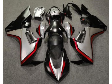 Argent & Noir & Rouge 2017-2023 Honda CBR1000RR Carénage Moto