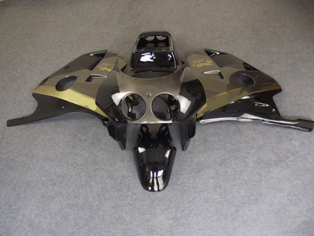 Argent Or & Noir 1990-1998 Honda CBR250RR Carénage Moto Argent Or & Noir 1990-1998 Honda CBR250RR Carénage Moto