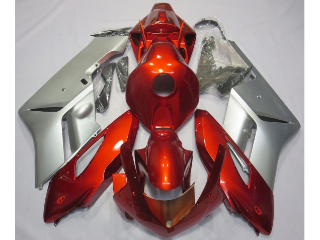 Argent Rouge 2004-2005 Honda CBR1000RR Carénage Moto Argent Rouge 2004-2005 Honda CBR1000RR Carénage Moto