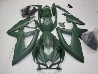 Armée Verte 2008-2010 Suzuki GSXR 600-750 Carénage Moto