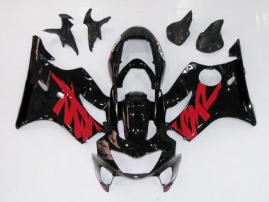 Autocollant Rouge Noir Brillant 1999-2000 Honda CBR600 F4 Carénage Moto