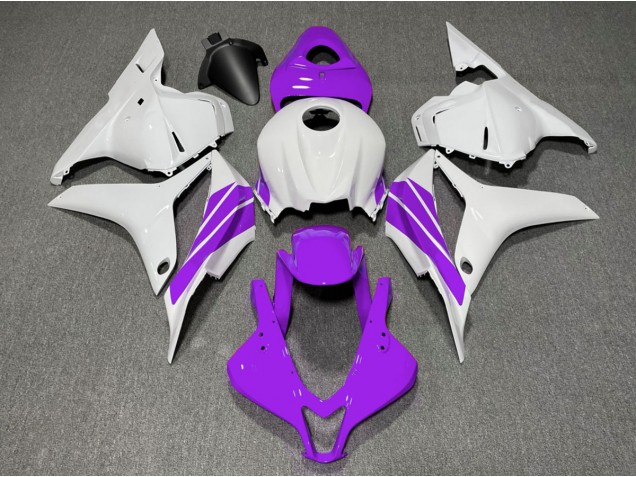 Bande Latérale Violette & Blanche 2009-2012 Honda CBR600RR Carénage Moto Bande Latérale Violette & Blanche 2009-2012 Honda CBR600RR Carénage Moto