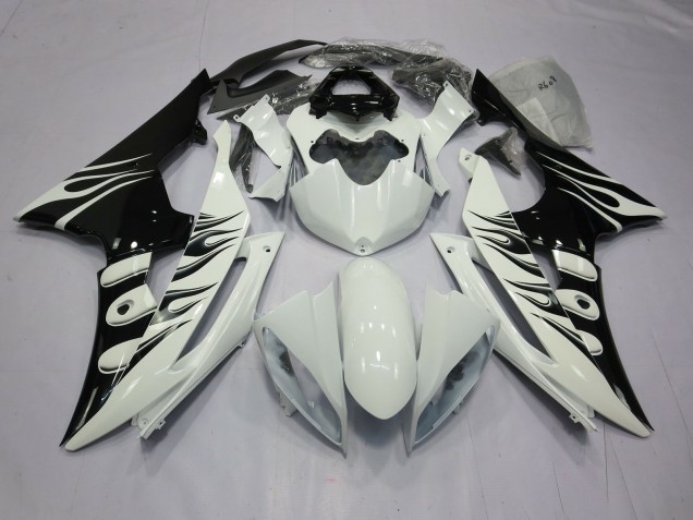 Bianco Fiamma 2008-2016 Yamaha R6 Carénage Moto Bianco Fiamma 2008-2016 Yamaha R6 Carénage Moto