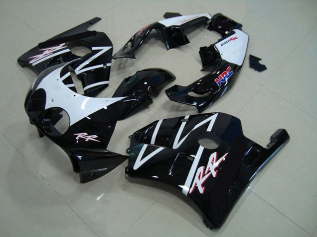 Bianco Nero HRC 1990-1998 Honda CBR250RR Carénage Moto Bianco Nero HRC 1990-1998 Honda CBR250RR Carénage Moto
