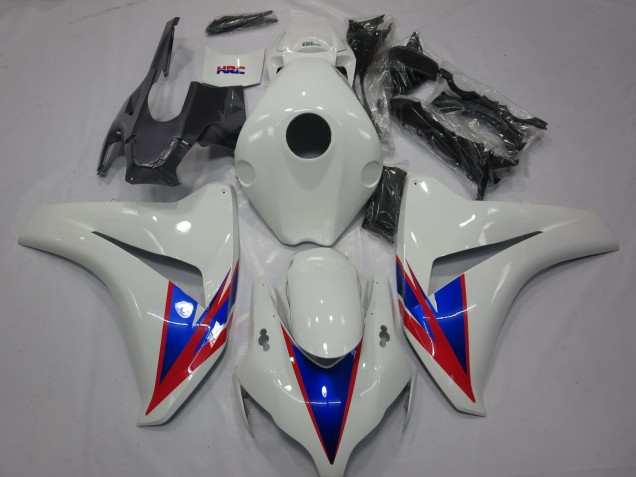 Blanc Bleu Rouge 2008-2011 Honda CBR1000RR Carénage Moto Blanc Bleu Rouge 2008-2011 Honda CBR1000RR Carénage Moto