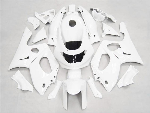 Blanc Brillant 1998-2007 Yamaha YZF600 Carénage Moto Blanc Brillant 1998-2007 Yamaha YZF600 Carénage Moto
