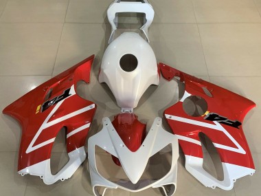 Blanc Brillant & Rouge 2001-2003 Honda CBR600 F4i Carénage Moto
