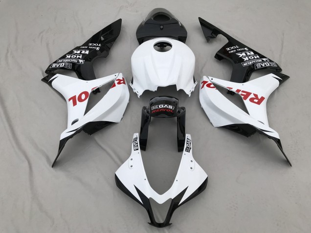 Blanc Mat & Rouge Repsol 2007-2008 Honda CBR600RR Carénage Moto Blanc Mat & Rouge Repsol 2007-2008 Honda CBR600RR Carénage Moto