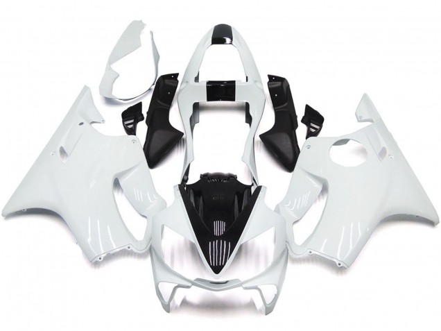 Blanc & Noir 2001-2003 Honda CBR600 F4i Carénage Moto Blanc & Noir 2001-2003 Honda CBR600 F4i Carénage Moto