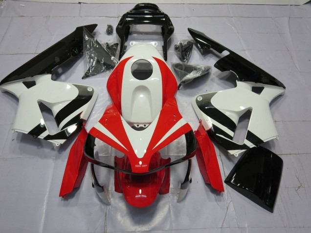 Blanc Rouge & Noir OEM 2003-2004 Honda CBR600RR Carénage Moto Blanc Rouge & Noir OEM 2003-2004 Honda CBR600RR Carénage Moto