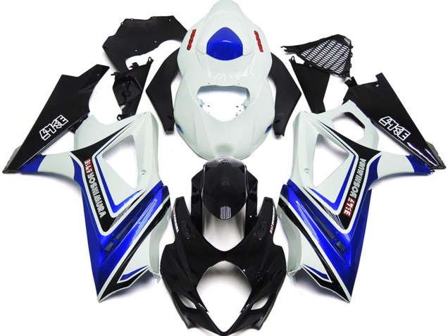 Bleu Brillant Avec Style Blanc & Noir OEM 2007-2008 Suzuki GSXR 1000 Carénage Moto Bleu Brillant Avec Style Blanc & Noir OEM 2007-2008 Suzuki GSXR 1000 Carénage Moto