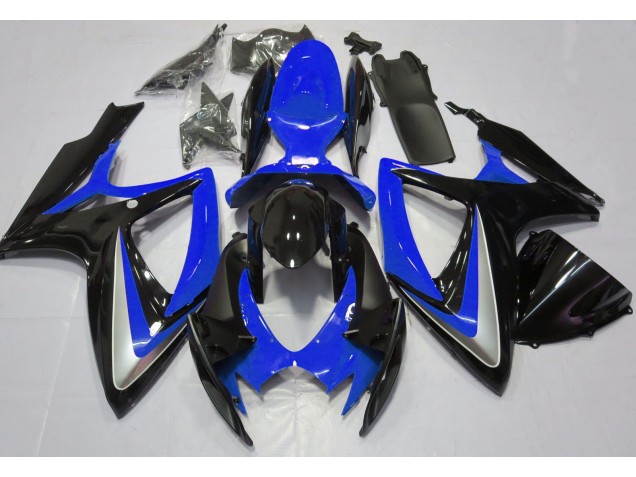 Bleu Brillant Débadgé 2006-2007 Suzuki GSXR 600-750 Carénage Moto Bleu Brillant Débadgé 2006-2007 Suzuki GSXR 600-750 Carénage Moto