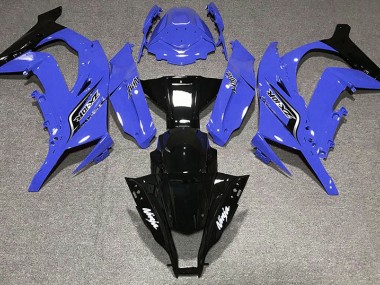 Bleu Brillant & Logos 2011-2015 Kawasaki ZX10R Carénage Moto