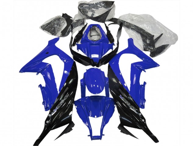 Bleu Brillant & Noir 2011-2015 Kawasaki ZX10R Carénage Moto Bleu Brillant & Noir 2011-2015 Kawasaki ZX10R Carénage Moto