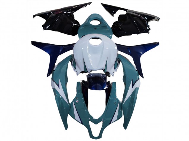 Bleu Clair Brillant & Bleu 2009-2012 Honda CBR600RR Carénage Moto Bleu Clair Brillant & Bleu 2009-2012 Honda CBR600RR Carénage Moto