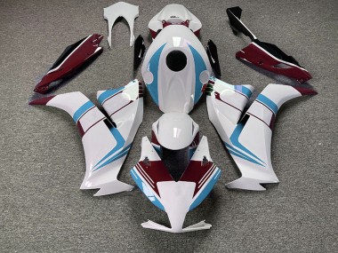 Bleu Clair Brillant & Marron 2012-2016 Honda CBR1000RR Carénage Moto