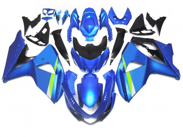 Bleu Mat 2009-2016 Suzuki GSXR 1000 Carénage Moto Bleu Mat 2009-2016 Suzuki GSXR 1000 Carénage Moto