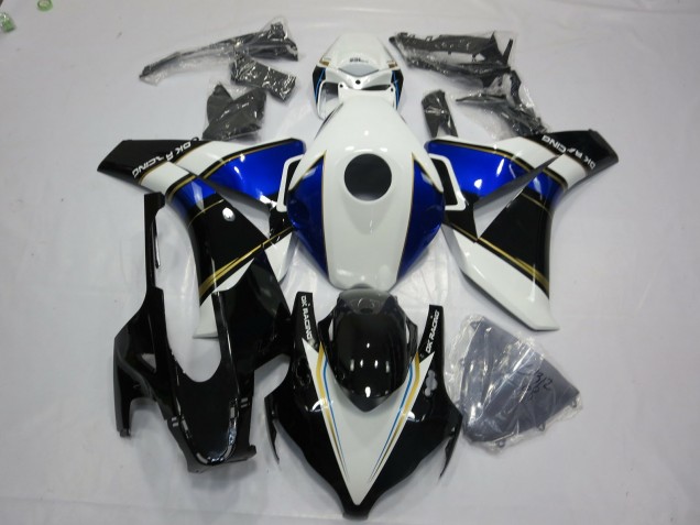 Bleu & Or Sans Marque 2008-2011 Honda CBR1000RR Carénage Moto Bleu & Or Sans Marque 2008-2011 Honda CBR1000RR Carénage Moto