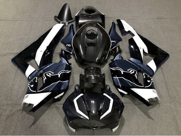 Bleu Personnalisé Fibre De Carbone Taureau 2013-2023 Honda CBR600RR Carénage Moto Bleu Personnalisé Fibre De Carbone Taureau 2013-2023 Honda CBR600RR Carénage Moto