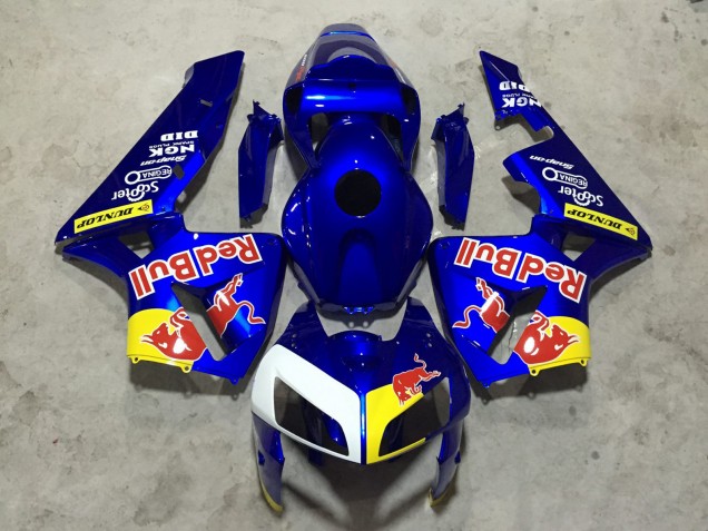 Bleu Rouge Taureau 2005-2006 Honda CBR600RR Carénage Moto Bleu Rouge Taureau 2005-2006 Honda CBR600RR Carénage Moto