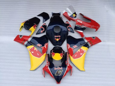 Bleu Rouge Taureau 2008-2011 Honda CBR1000RR Carénage Moto