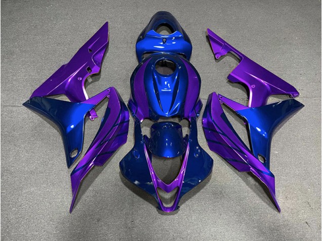 Bleu Violet 2007-2008 Honda CBR600RR Carénage Moto Bleu Violet 2007-2008 Honda CBR600RR Carénage Moto