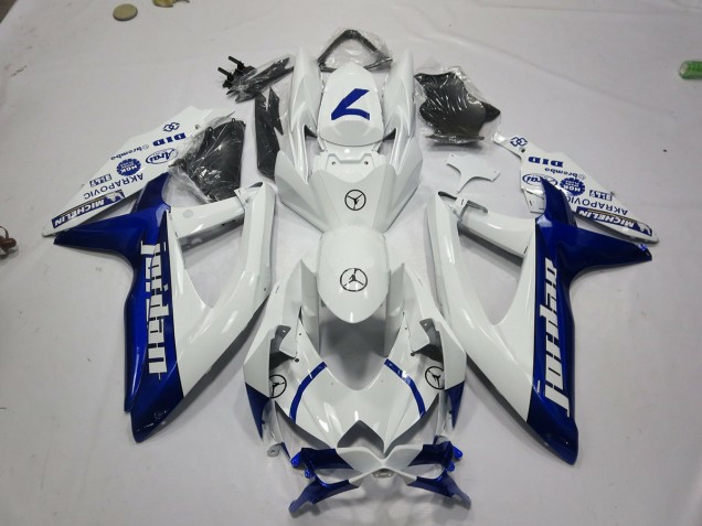 Blu Jordan 2008-2010 Suzuki GSXR 600-750 Carénage Moto Blu Jordan 2008-2010 Suzuki GSXR 600-750 Carénage Moto