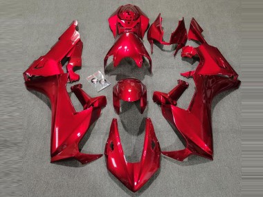 Brillant Rouge Profond 2017-2023 Honda CBR1000RR Carénage Moto