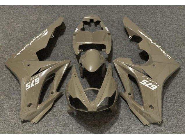 Bronzage Brillant Du Désert 2006-2008 Triumph Daytona 675 Carénage Moto Bronzage Brillant Du Désert 2006-2008 Triumph Daytona 675 Carénage Moto