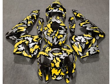 Camouflage & Jaune 2005-2006 Honda CBR600RR Carénage Moto