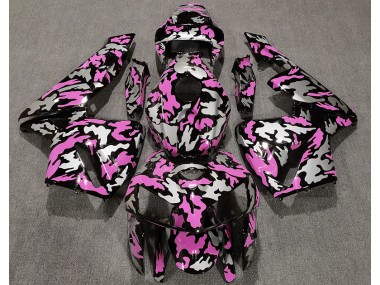 Camouflage & Rose Clair 2005-2006 Honda CBR600RR Carénage Moto