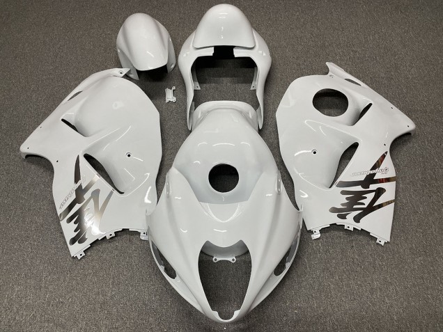 Conception Blanc Brillant 1997-2007 Suzuki GSXR 1300 Carénage Moto Conception Blanc Brillant 1997-2007 Suzuki GSXR 1300 Carénage Moto