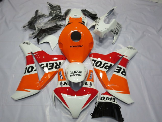 Conception Blanche Repsol 2008-2011 Honda CBR1000RR Carénage Moto Conception Blanche Repsol 2008-2011 Honda CBR1000RR Carénage Moto